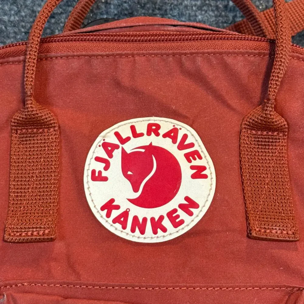 Fjallraven Kanken Mini Backpack Spicy Orange Small Travel Daypack Book Bag OS